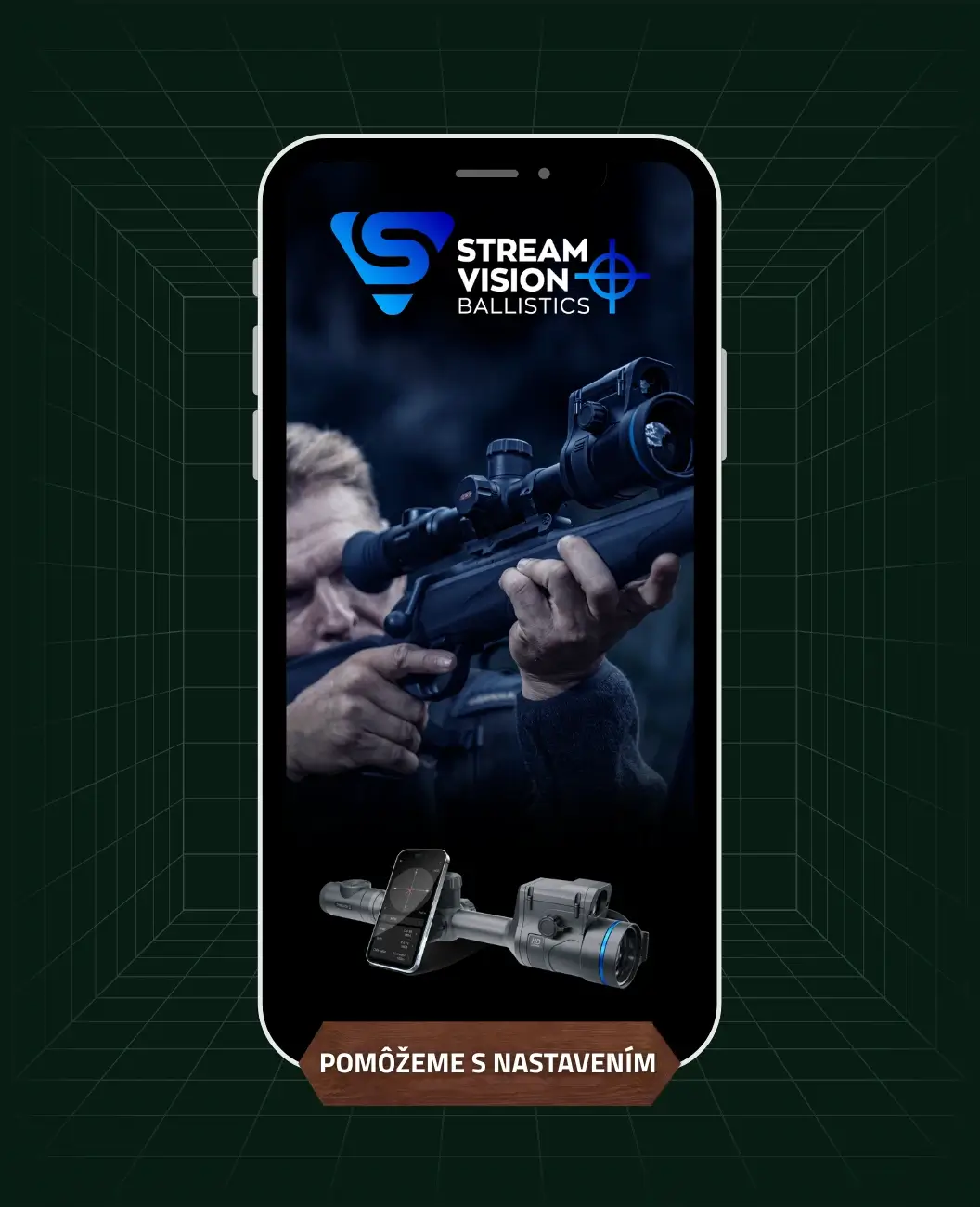 náhľad aplikácie Stream Vision Ballistics na mobile
