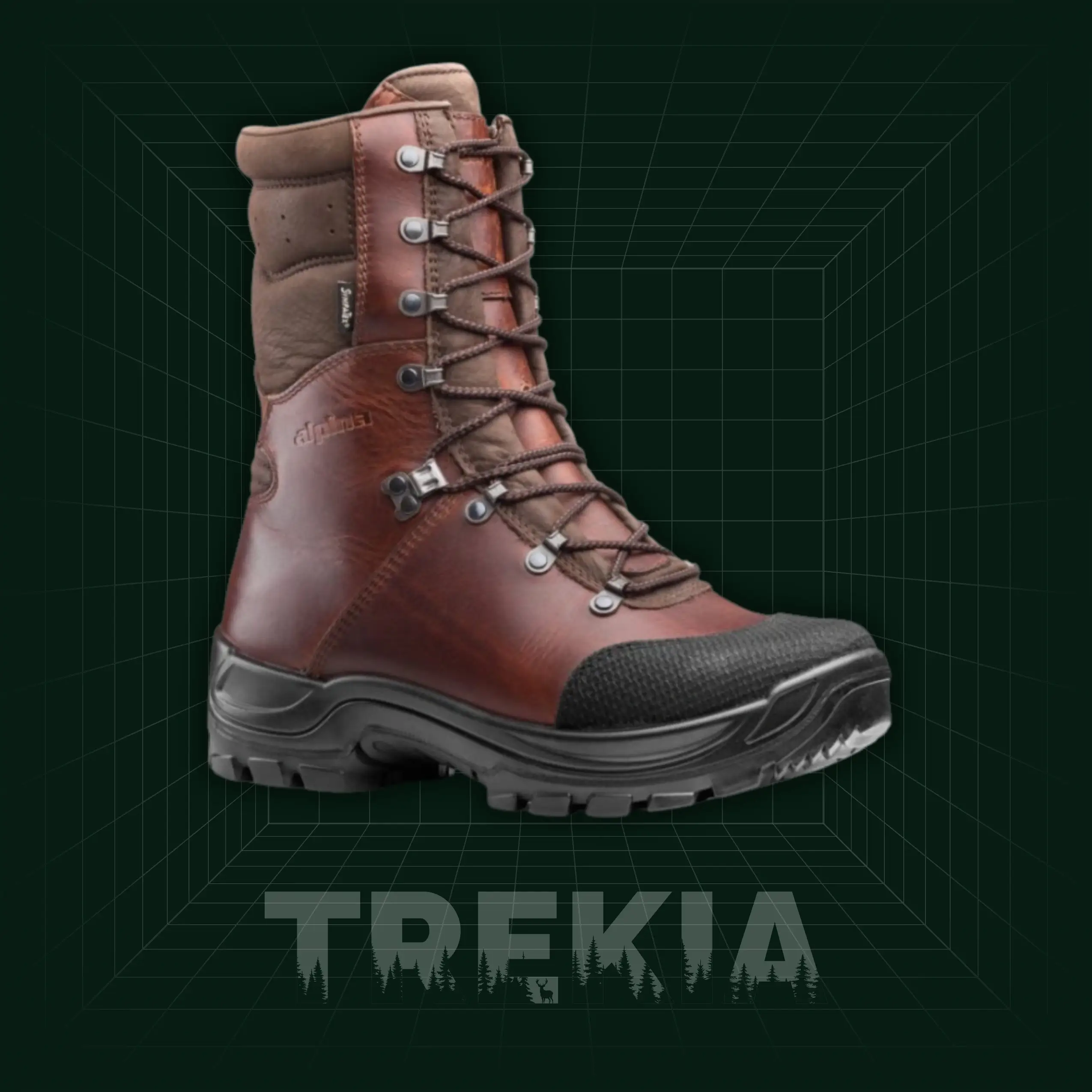 Alpina Trapper RJ – vysoké kožené pánske topánky